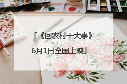 《回农村干大事》6月1日全国上映