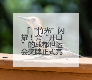 “竹光”闪耀！会“开口”的成都世运会奖牌正式亮相，来看设计师巧思