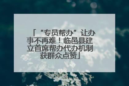 “专员帮办”让办事不再难！临邑县建立首席帮办代办机制获群众点赞