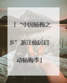 “中国杨梅之乡”浙江仙居启动杨梅季