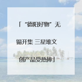 “德阳好物”无锡开集 三星堆文创产品受热捧