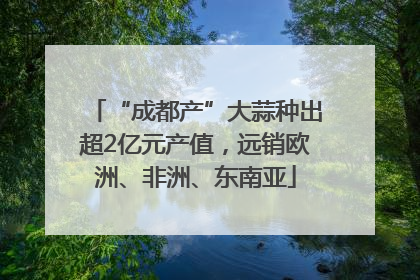“成都产”大蒜种出超2亿元产值，远销欧洲、非洲、东南亚