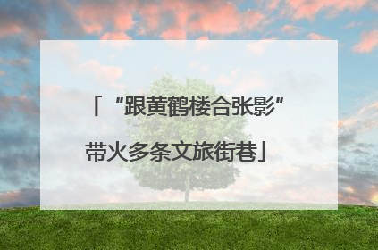 “跟黄鹤楼合张影”带火多条文旅街巷