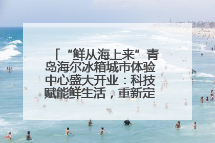 “鲜从海上来”青岛海尔冰箱城市体验中心盛大开业：科技赋能鲜生活，重新定义全球饮食未来