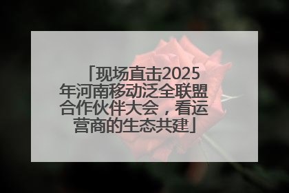 现场直击2025年河南移动泛全联盟合作伙伴大会，看运营商的生态共建