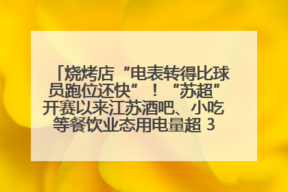 烧烤店“电表转得比球员跑位还快”！“苏超”开赛以来江苏酒吧、小吃等餐饮业态用电量超 3.5 亿千瓦时