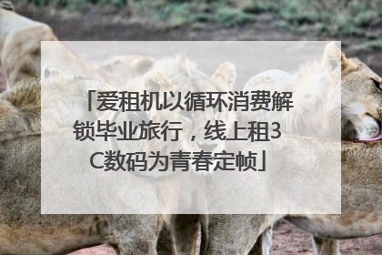 爱租机以循环消费解锁毕业旅行，线上租3C数码为青春定帧