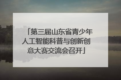 第三届山东省青少年人工智能科普与创新创意大赛交流会召开
