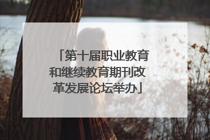 第十届职业教育和继续教育期刊改革发展论坛举办