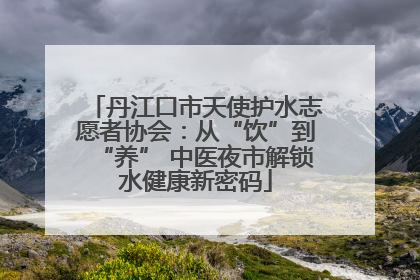 丹江口市天使护水志愿者协会：从“饮”到“养” 中医夜市解锁水健康新密码