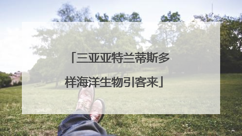 三亚亚特兰蒂斯多样海洋生物引客来
