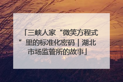 三峡人家“微笑方程式”里的标准化密码｜湖北市场监管所的故事