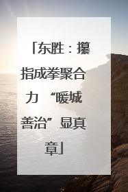 东胜：攥指成拳聚合力 “暖城善治”显真章