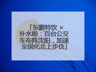 东鹏特饮 × 补水啦：百台公交车布阵沈阳，加速全国化北上步伐