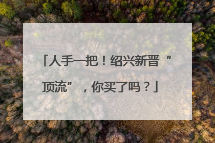 人手一把！绍兴新晋“顶流”，你买了吗？