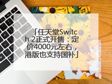 任天堂Switch 2正式开售：定价4000元左右，港版也支持国补