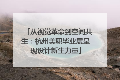 从视觉革命到空间共生：杭州美职毕业展呈现设计新生力量