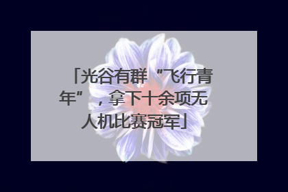 光谷有群“飞行青年”，拿下十余项无人机比赛冠军