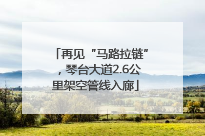 再见“马路拉链”，琴台大道2.6公里架空管线入廊