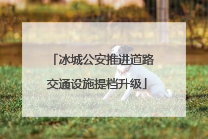 冰城公安推进道路交通设施提档升级