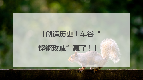 创造历史！车谷“铿锵玫瑰”赢了！