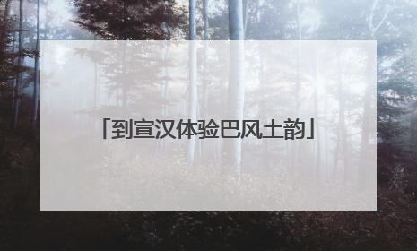 到宣汉体验巴风土韵
