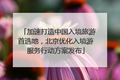 加速打造中国入境旅游首选地，北京优化入境游服务行动方案发布