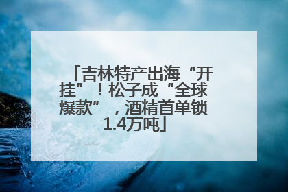 吉林特产出海“开挂”！松子成“全球爆款”，酒精首单锁1.4万吨