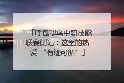 呼包鄂乌中职技能联赛侧记：这里的热爱 “有迹可循”