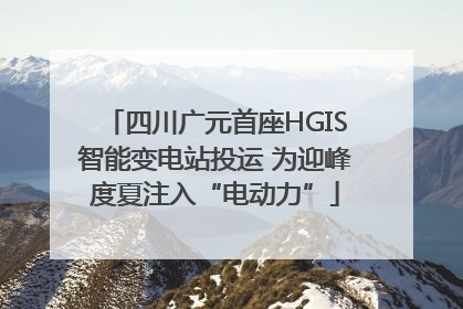 四川广元首座HGIS智能变电站投运 为迎峰度夏注入“电动力”