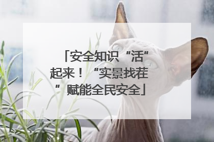 安全知识“活”起来！“实景找茬”赋能全民安全