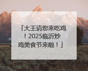 大王请您来吃鸡！2025临沂炒鸡美食节来啦！