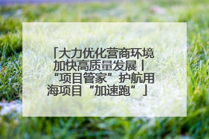 大力优化营商环境 加快高质量发展丨“项目管家”护航用海项目“加速跑”