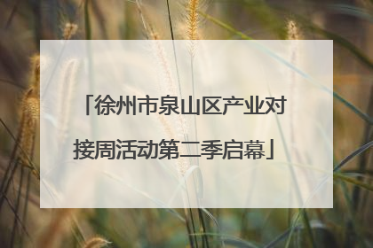 徐州市泉山区产业对接周活动第二季启幕