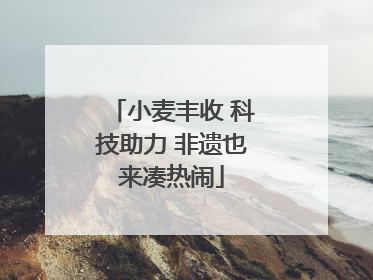 小麦丰收 科技助力 非遗也来凑热闹
