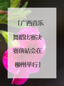 广西音乐舞蹈比赛决赛前站会在柳州举行