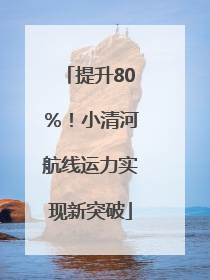 提升80％！小清河航线运力实现新突破