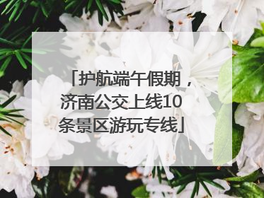 护航端午假期，济南公交上线10条景区游玩专线
