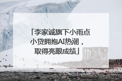 李家诚旗下小雨点小贷拥抱AI热潮，取得亮眼成绩