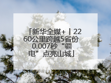 新华全媒+丨2260公里跨越5省份 0.007秒“疆电”点亮山城