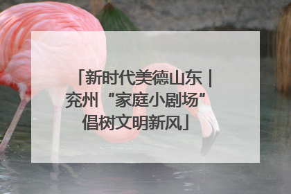 新时代美德山东｜兖州“家庭小剧场”倡树文明新风