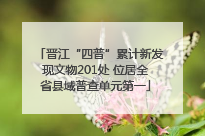 晋江“四普”累计新发现文物201处 位居全省县域普查单元第一