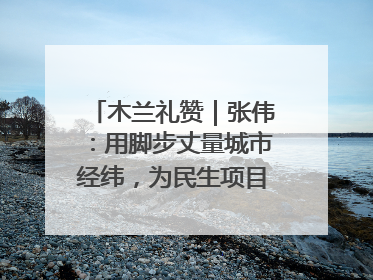 木兰礼赞｜张伟：用脚步丈量城市经纬，为民生项目按下“加速键”
