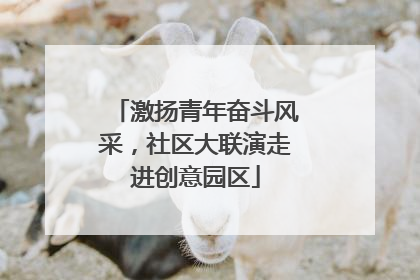 激扬青年奋斗风采，社区大联演走进创意园区