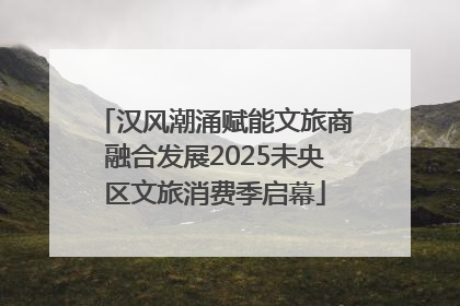 汉风潮涌赋能文旅商融合发展2025未央区文旅消费季启幕