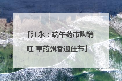 江永：端午药市购销旺 草药飘香迎佳节