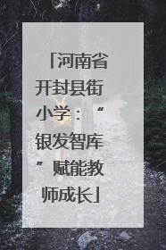河南省开封县街小学：“银发智库”赋能教师成长