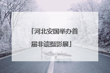 河北安国举办首届非遗摄影展