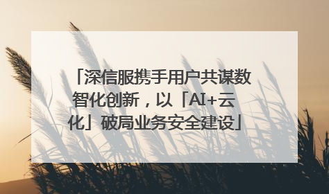 深信服携手用户共谋数智化创新，以「AI+云化」破局业务安全建设