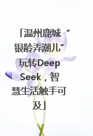 温州鹿城“银龄弄潮儿”玩转DeepSeek，智慧生活触手可及